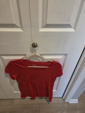 No Boundaries Red Short-Sleeve Crew Tee